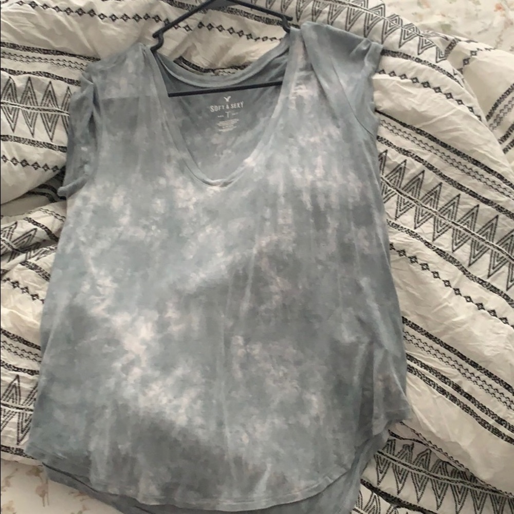 Never worn American eagle tie dye t